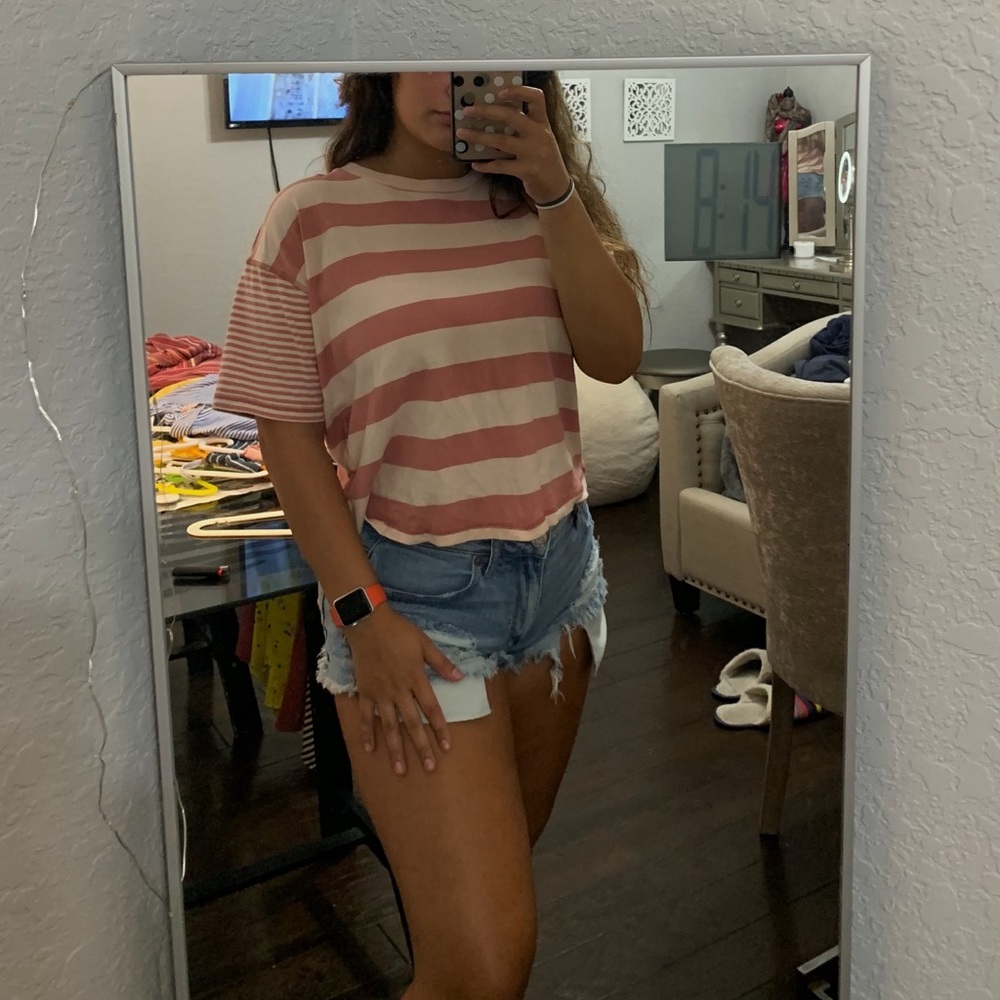 BDG Pinky striped T-shirt